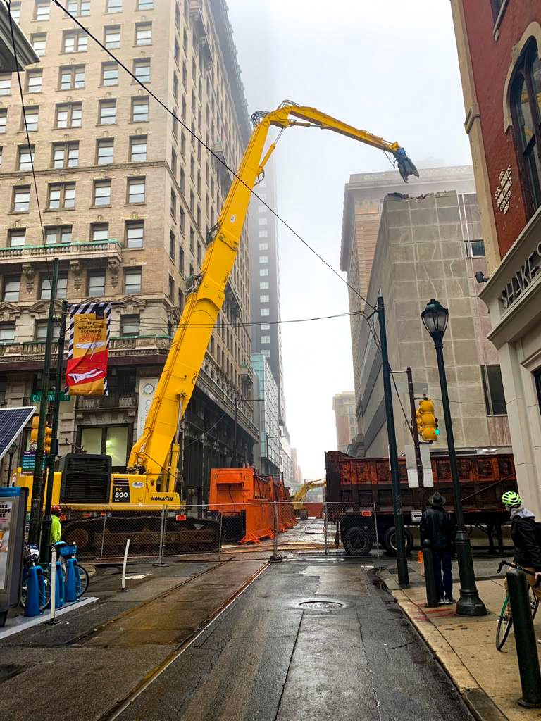 EIK Demolition Boom for Komatsu PC800 @ 34m